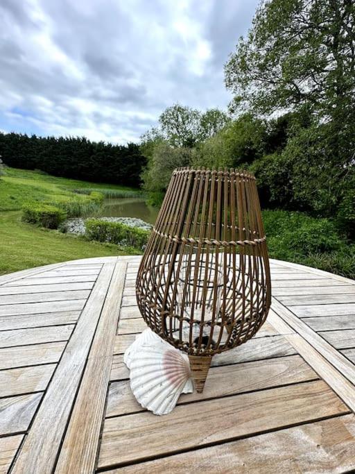 Beautiful Cabin With Pond View Steyning Exteriér fotografie